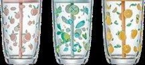 Colorful Summer Tumbler with Straw